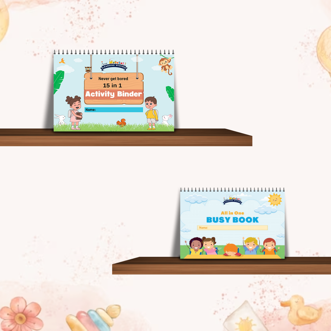 Toddler's Pack ( M Toddler Book & All in 1 Busy Book)
