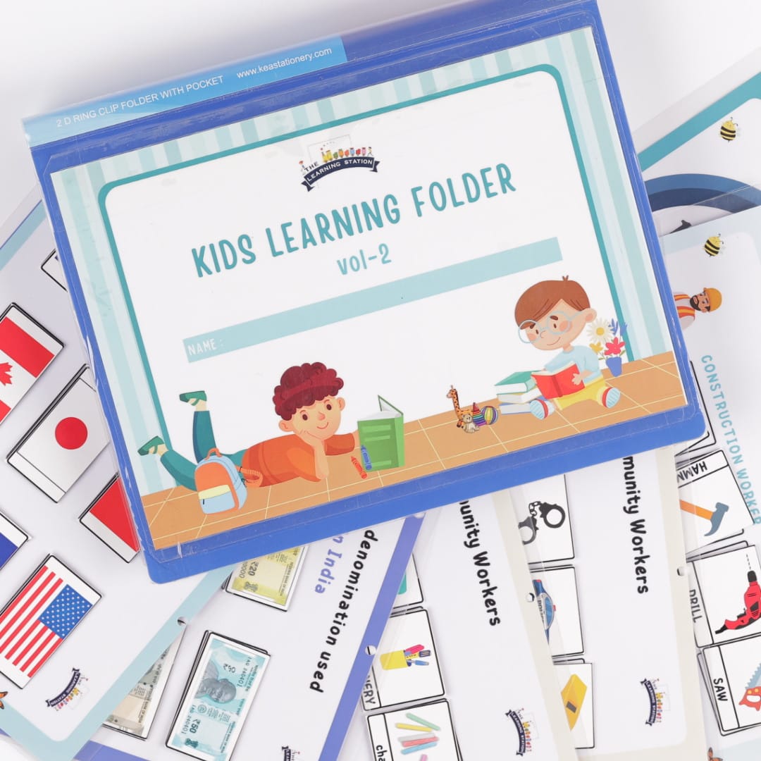 Activity Folder 1+2 ( Preschool Activity Folder & Kid's Learning Folder)