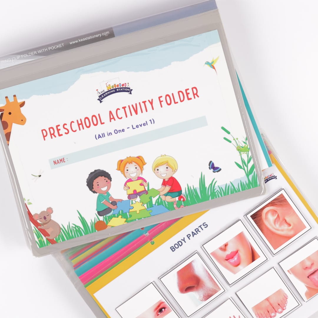 Activity Folder 1+2 ( Preschool Activity Folder & Kid's Learning Folder)