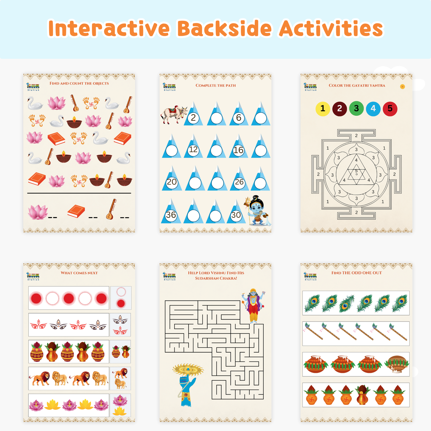 Shloka & Mantra Activity Cards