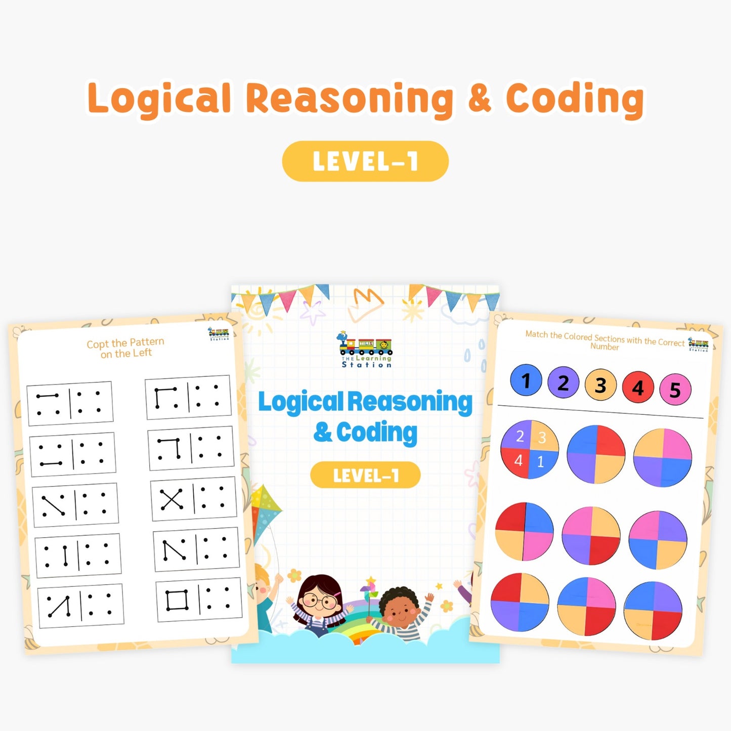 Logical Reasoning & Coding – Level 1 (Age 3+)