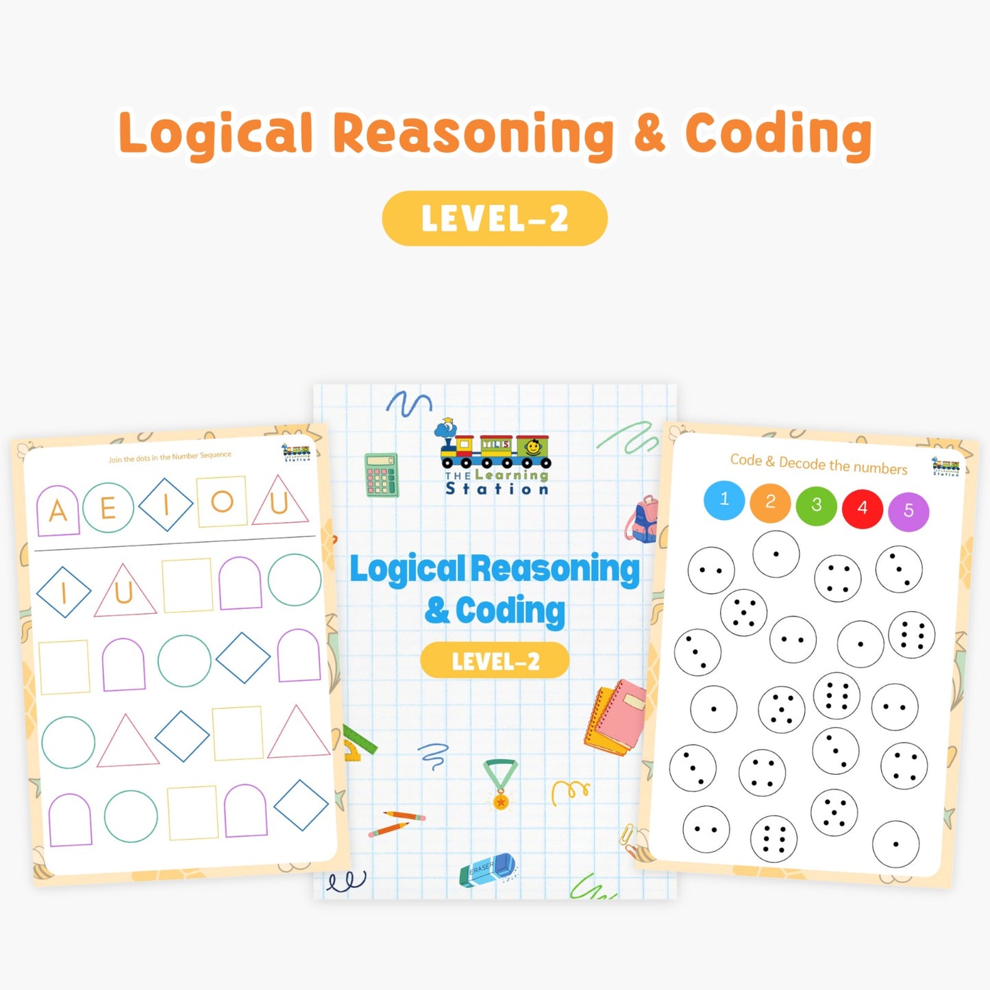 Logical Reasoning & Coding – Level 2 (Age 5+)