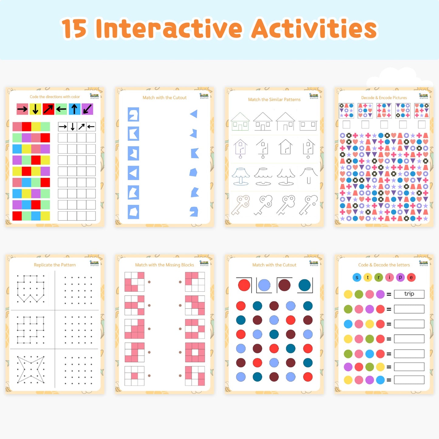 Logical Reasoning & Coding – Level 2 (Age 5+)