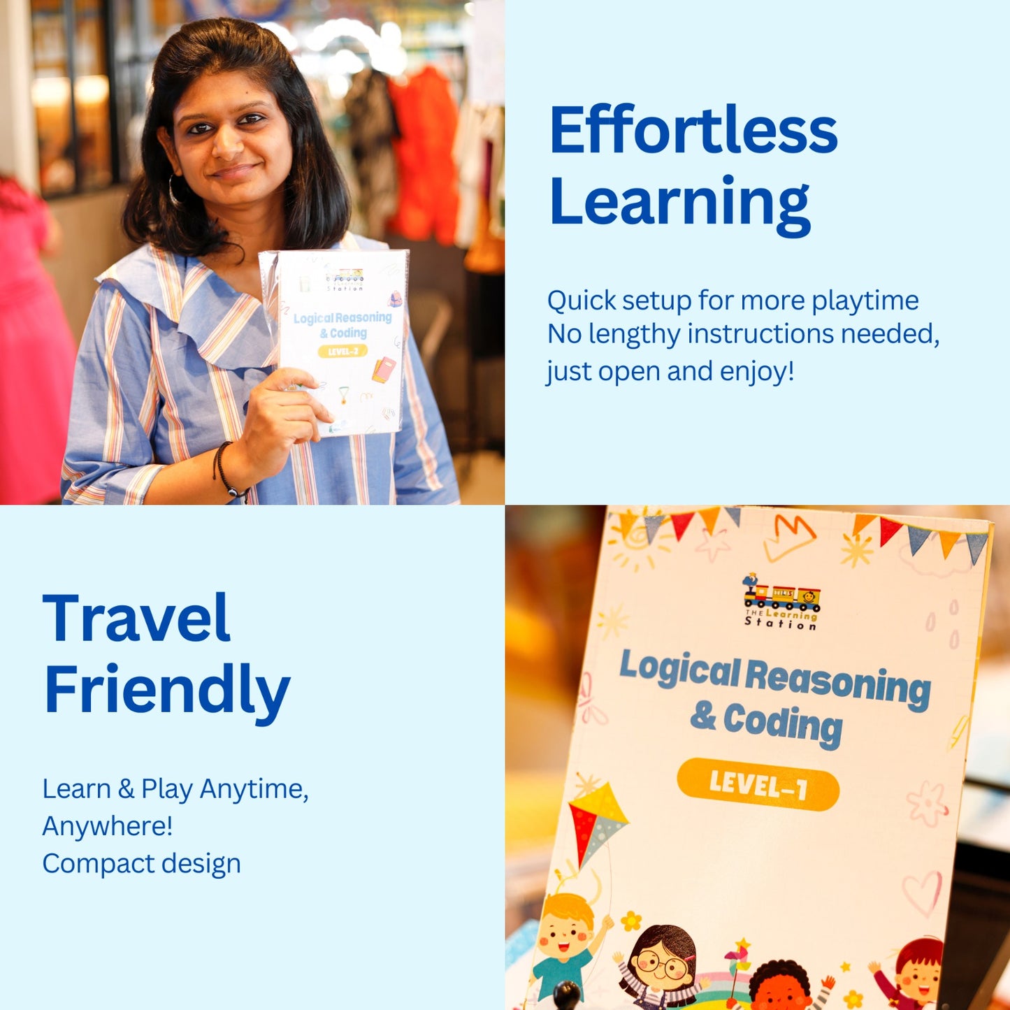 Logical Reasoning & Coding – Level 1 (Age 3+)