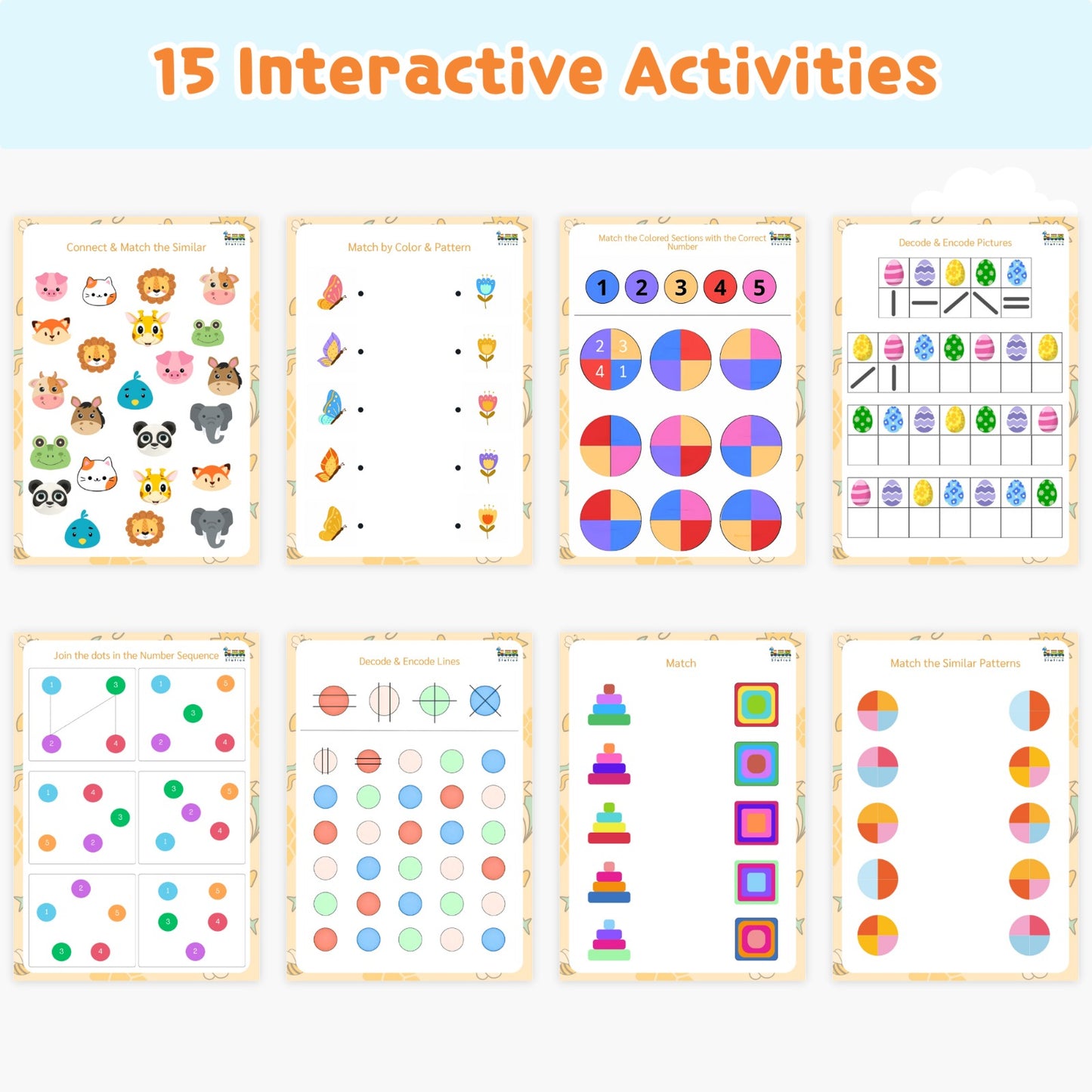 Logical Reasoning & Coding – Level 1 (Age 3+)