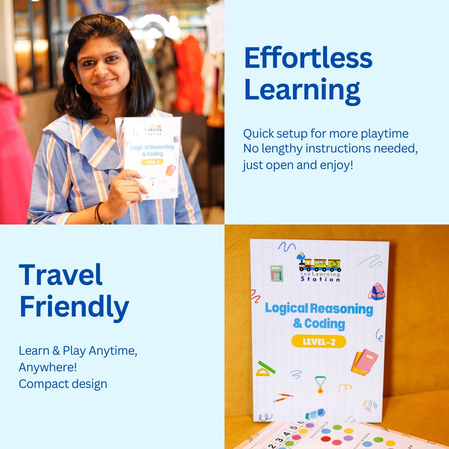 Logical Reasoning & Coding – Level 2 (Age 5+)