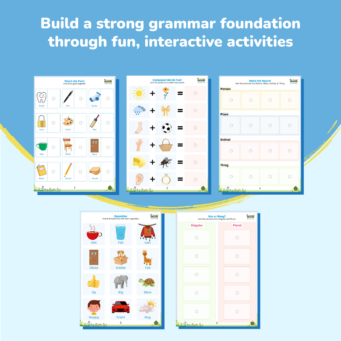English Grammar Binder (Age 5-8)