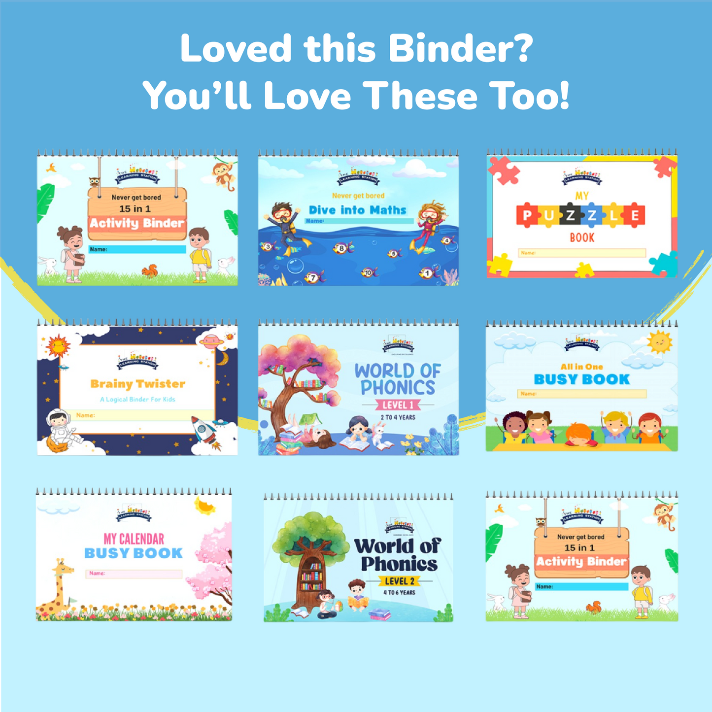 English Grammar Binder (Age 5-8)