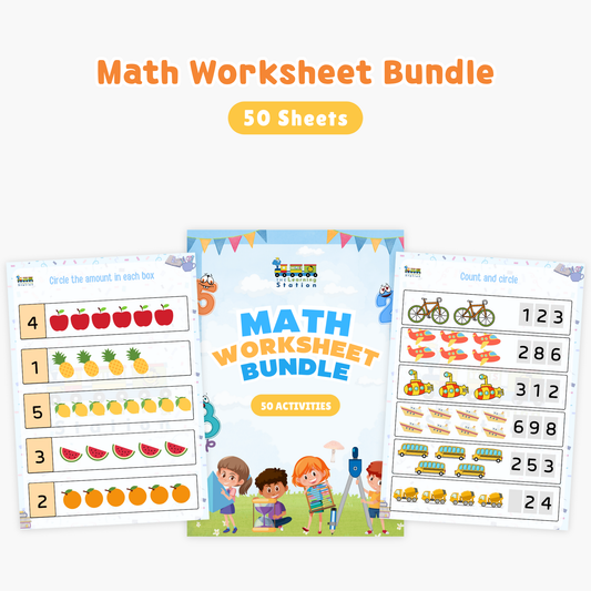 Math Worksheet Bundle - 50 Engaging Activities 🌟