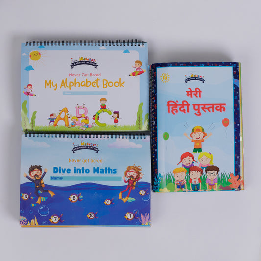 Literacy Bundle ( Maths, Alphabet & Hindi Binders)