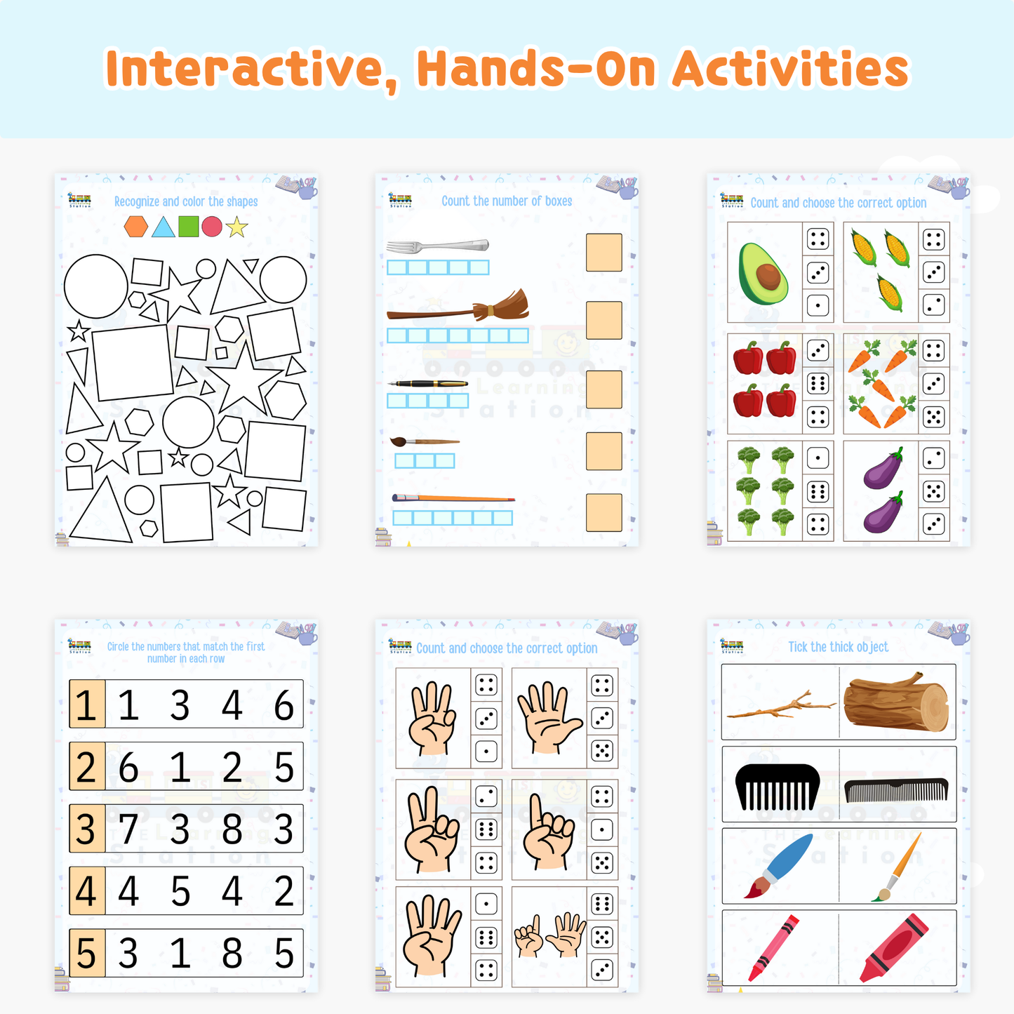 Math Worksheet Bundle - 50 Engaging Activities 🌟