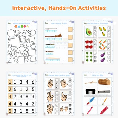 Math Worksheet Bundle - 50 Engaging Activities 🌟