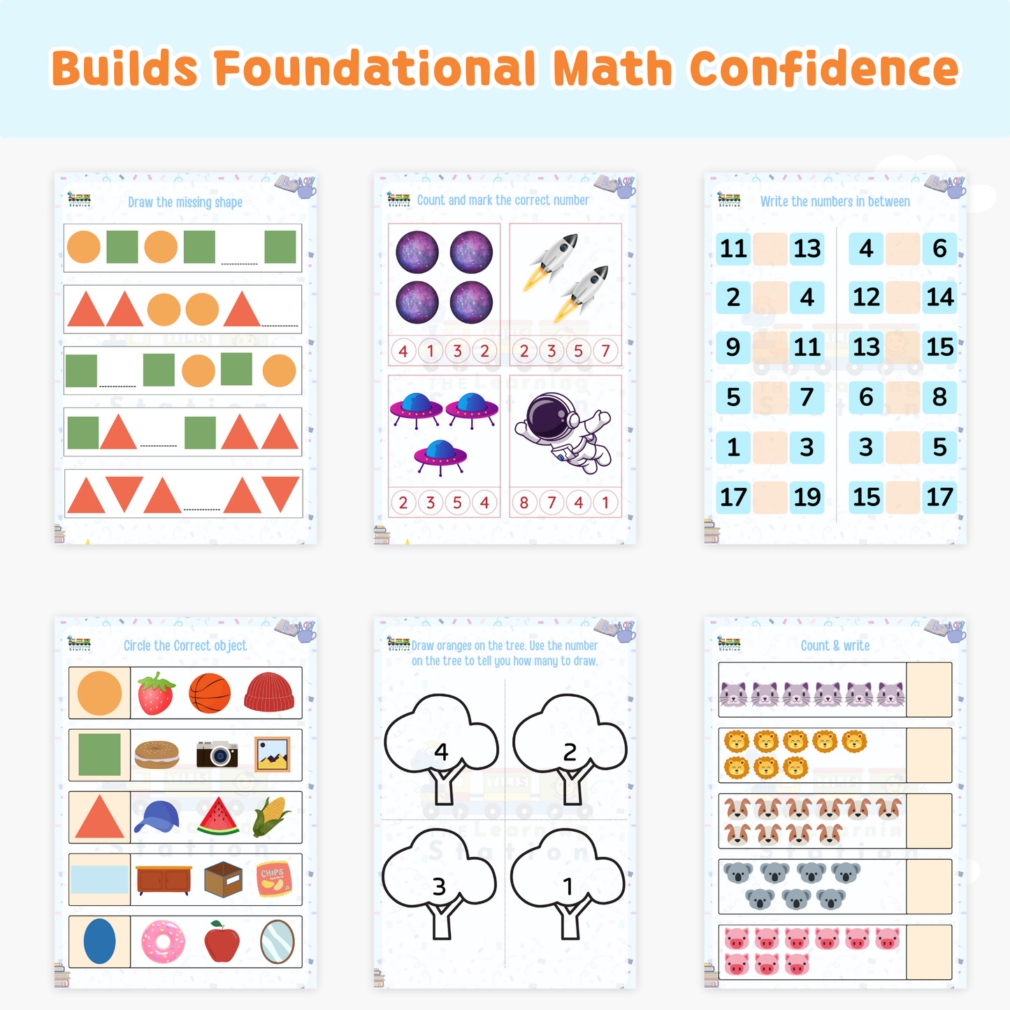 Math Worksheet Bundle - 50 Engaging Activities 🌟