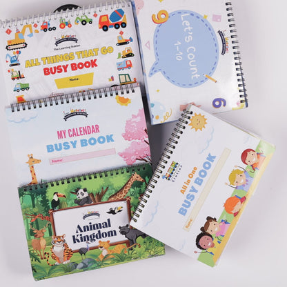 Busy Book kit (pack of 5 Mini Binders)