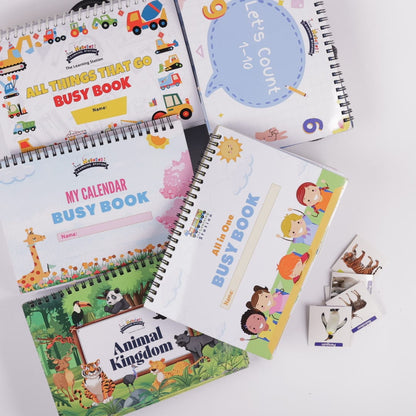 Busy Book kit (pack of 5 Mini Binders)