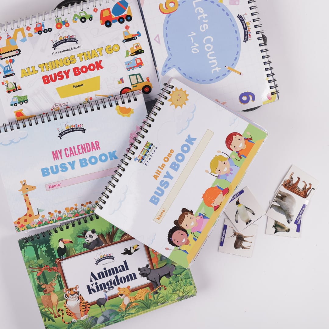 Busy Book kit (pack of 5 Mini Binders)