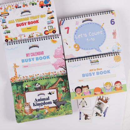 Busy Book kit (pack of 5 Mini Binders)