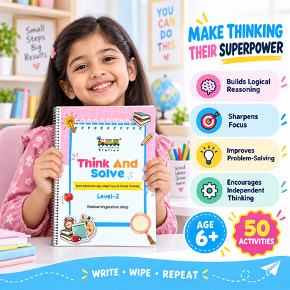 Think And Solve Workbook(Level 2) | Age 6+
