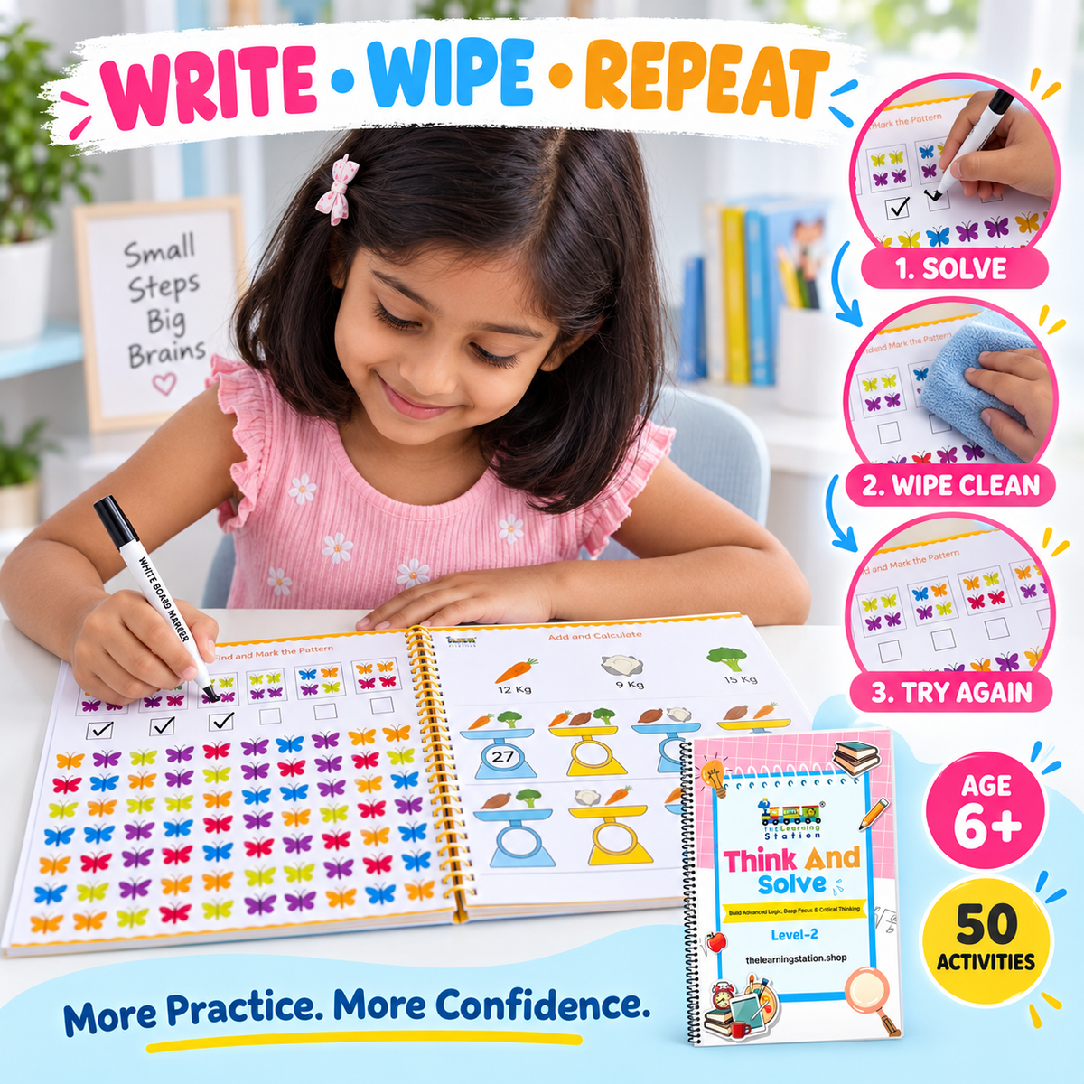 Think And Solve Workbook(Level 2) | Age 6+