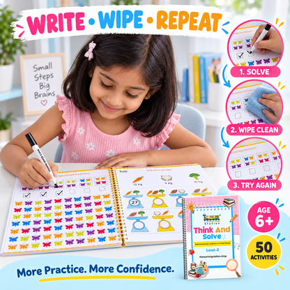 Think And Solve Workbook(Level 2) | Age 6+