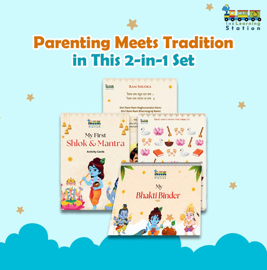 Bhakti Essentials Combo: My Bhakti Binder + Shloka & Mantra Activity Cards