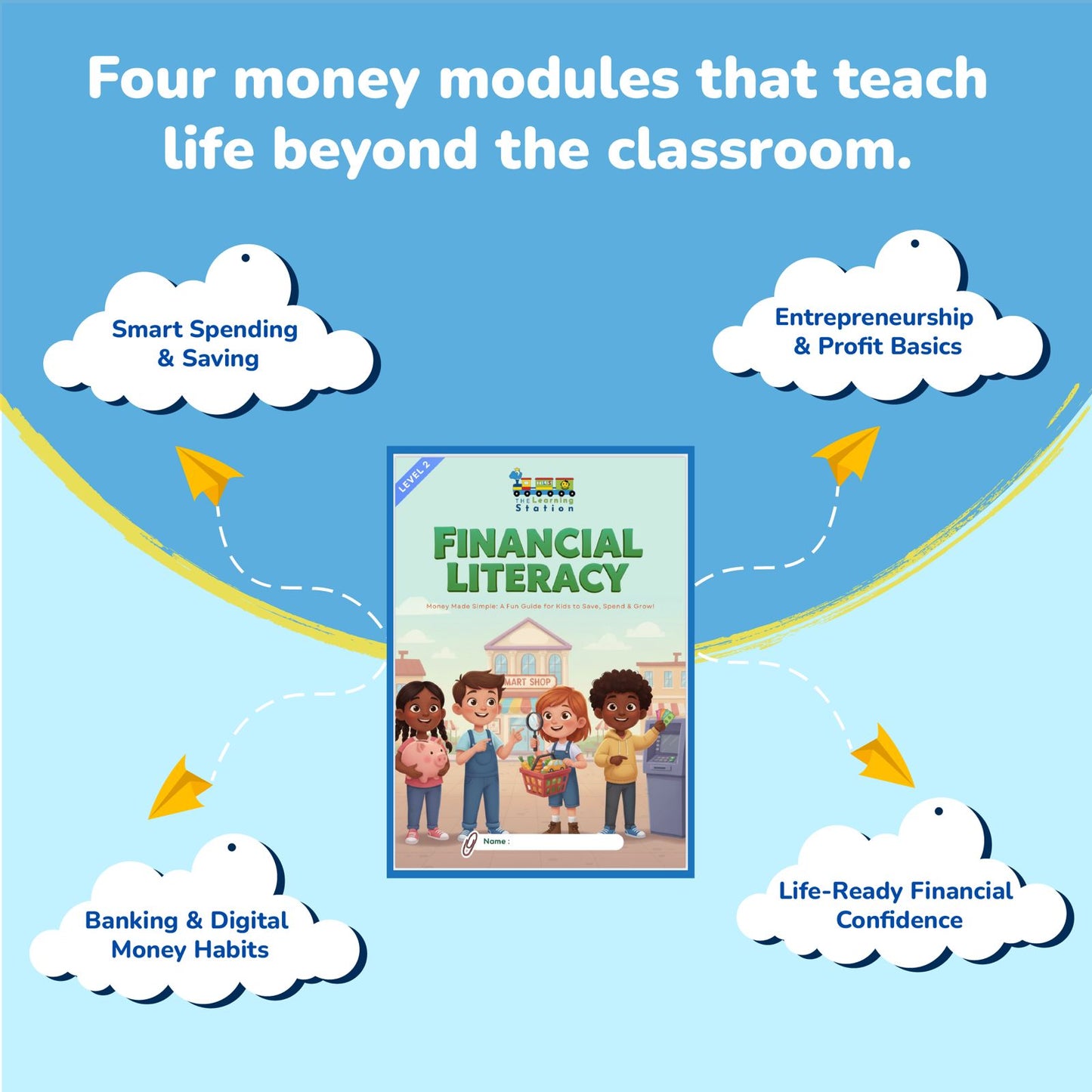 💰Financial Literacy Binder for Kids Level 2 - Money Made Simple