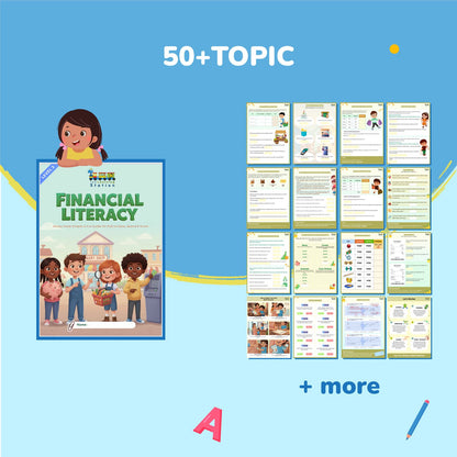 💰Financial Literacy Binder for Kids Level 2 - Money Made Simple