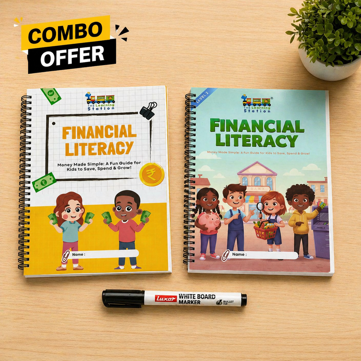 Financial Literacy Combo Pack – Level 1 & Level 2