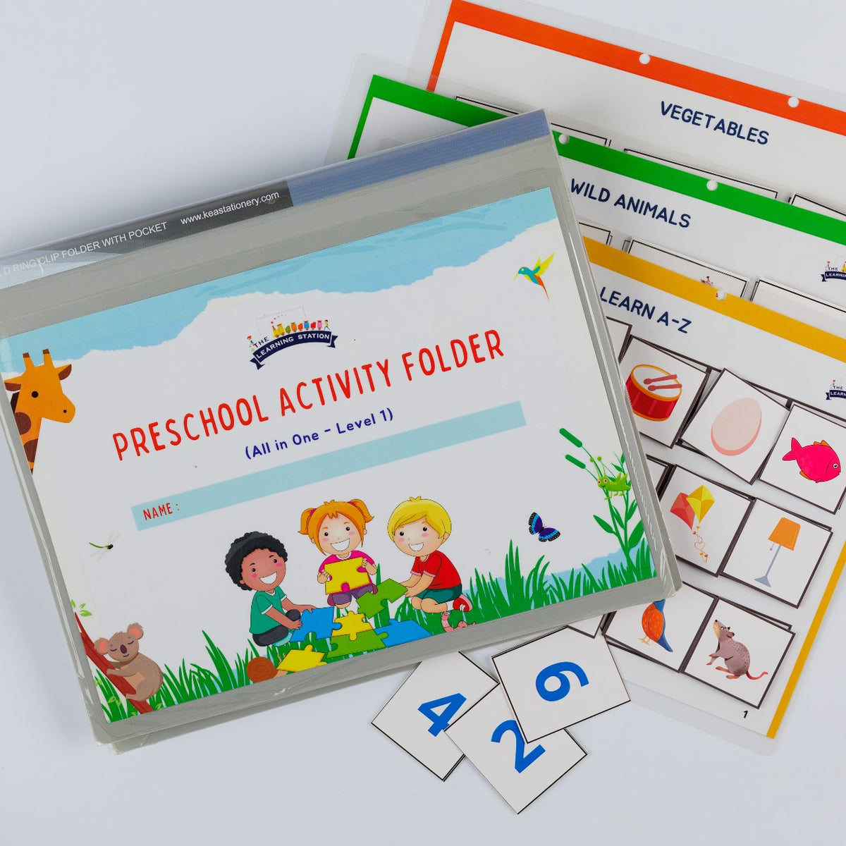 Kaplan Learning Folder Preschool Activity Folder (Kid's Learning Folder Vol I)