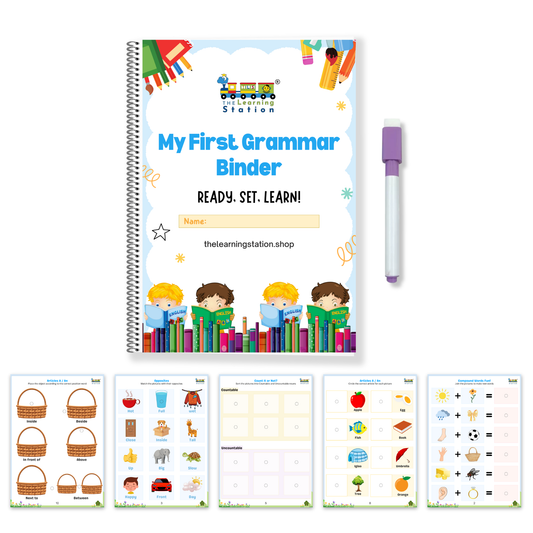 English Grammar Binder (Age 5-8)