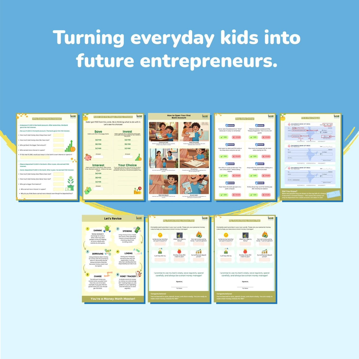 💰Financial Literacy Binder for Kids Level 2 - Money Made Simple