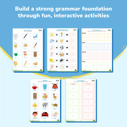 English Grammar Binder (Age 5-8)