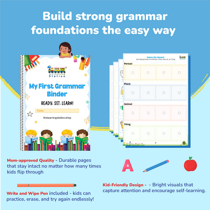 English Grammar Binder (Age 5-8)